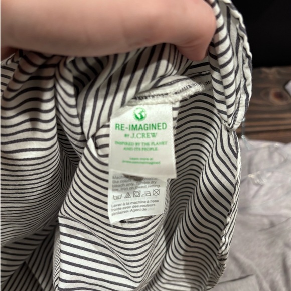J Crew Women's Tunic Stripe Pullover Shirt Size M - Picture 4 of 5